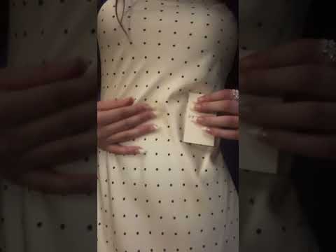 Promesa slip dress. ASMR.