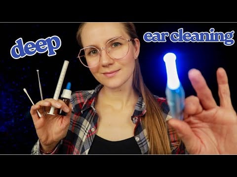 Binaural ASMR Deep Ear Cleaning & Unclogging 👂
