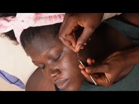 ASMR Satisfying Face Picking, Soft Whispering For Sleep 😴