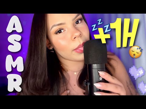 1H30 de ASMR para UMA SEMANA CANSATIVA - PALAVRAS de AFIRMAÇÃO, CAFUNÉ, SONS DE BOCA 💦 GATILHOS e +