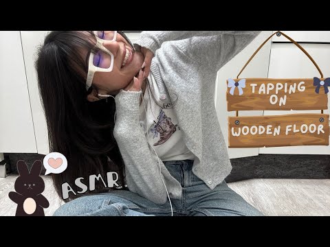 ASMR🪵✨ Super tingly Tapping Assortment on Wooden Floor!!! with lots of rambling and fast tapping ^^