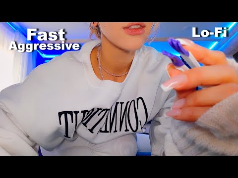 ASMR RANDOM LOFI FAST & AGGRESSIVE TRIGGERS
