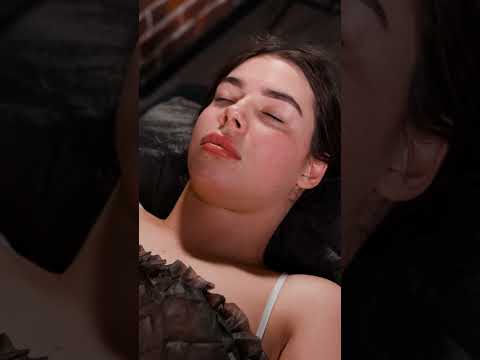 Relaxing asmr sounds massage for beautiful girl Lisa #asmrsounds