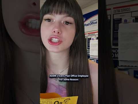 ASMR | Every Post Office Employee For Some Reason: ─♡─ #asmr #asmrroleplay #comedyasmr