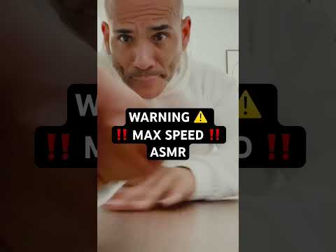⚠️ WARNING ‼️ MAX SPEED ‼️ ASMR #asmrcommunity #asmrsounds #relaxing #asmrmouthsounds #tingling