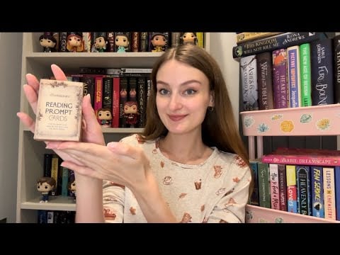 ASMR TBR Cards Pick my October TBR! (Book triggers) 