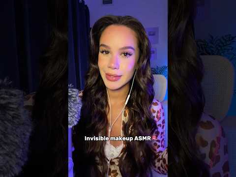 Invisible makeup ASMR 😴 sounds for sleep and relaxation 💤 #asmr #asmrtriggers #asmrsounds