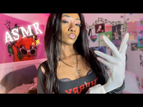 ASMR Gloves Sounds Around The Mic 🎙️ 🧤✨