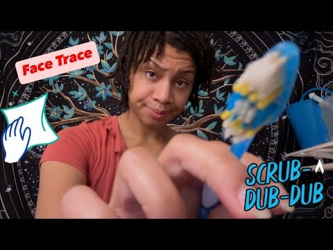 ASMR - Face Trace & Scrubz (Maajidah)