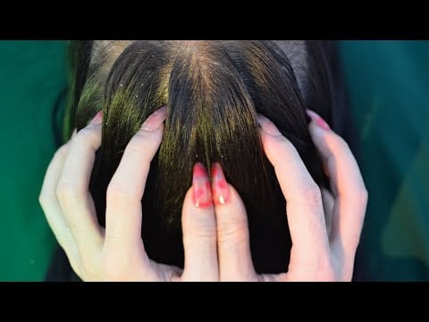 ASMR Head Scratching, Head Massage Sound For Relieve Stress, Headache ( No Talking )