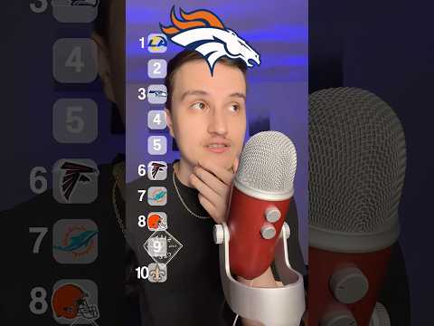 RANKING NFL FOOTBALL TEAMS 🏈 #shorts #football #asmr