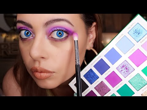 ASMR| Doing My Makeup (Relaxing & Chatty Makeup Application) Low Light for Sensitive Eyes