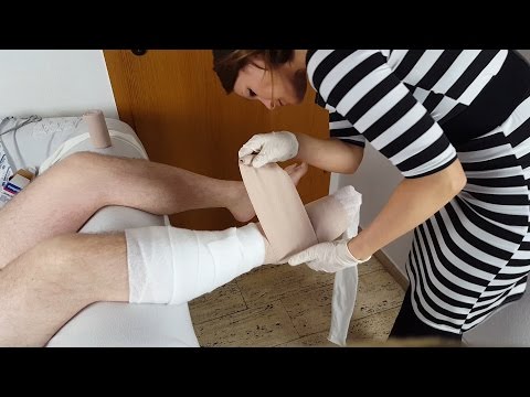 Real Person Medical Treatment Compression Bandage *ASMR*