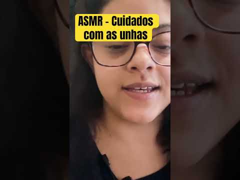 ASMR - Pintando as unhas #asmr #makeup #relax #asmrsounds #maquiagem #satisfying #ralaxing #nailart