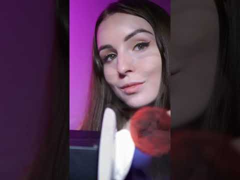 The Tingles Are REAL With This ASMR Ear Brushing and Ear Tapping #shortvideo #asmrshorts #asmrvideo