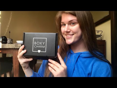 ASMR | Oct 2018 Boxy Charm Unboxing