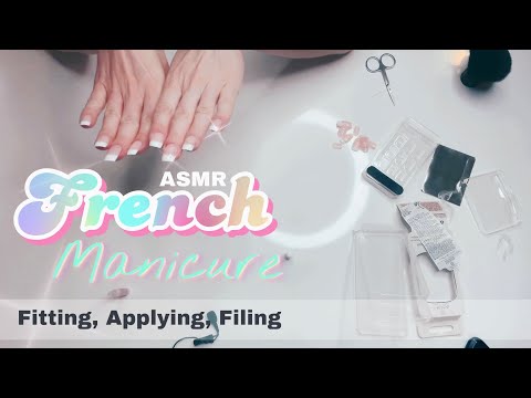 Applying my fake nails 💅 LoFi Quiet sounds, a little talking | Natural ASMR