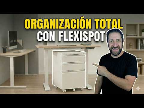 UNBOXING Cajonera RC3 de FlexiSpot 📦 ¿Merece la pena?