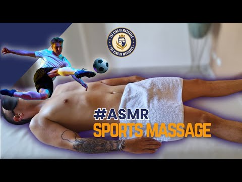 #asmrvideo 🛑 SPORTS MASSAGE 🛑 Prevent Soccer Injuries Essential Sports Massage for Amateurs #soccer