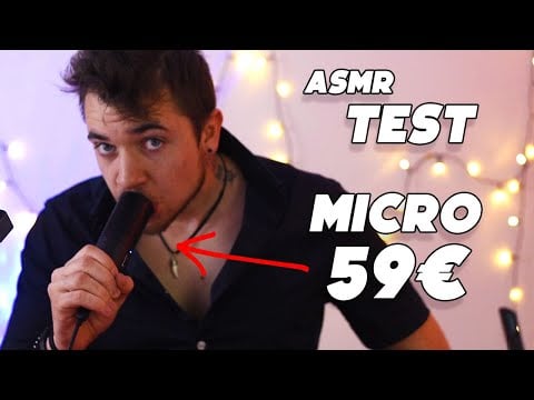 ASMR : JE TEST UN MICRO Á 59€ ! TONOR