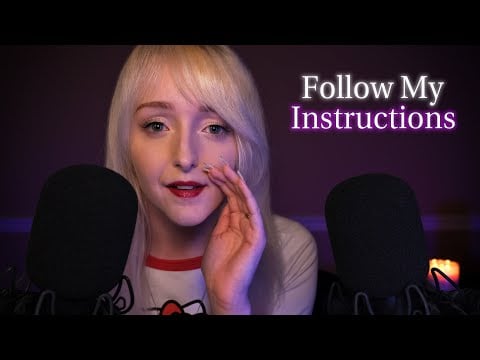 ASMR Follow my Instructions with lights