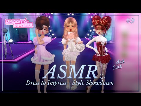 ASMR ✧ ¿Probamos el nuevo modo de Dress to Impress? (Style Showdown) #9 👗🎀 [binaural] [códigos]