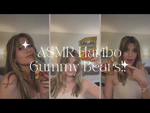 Yay! A haribo gummy bear ASMR😋