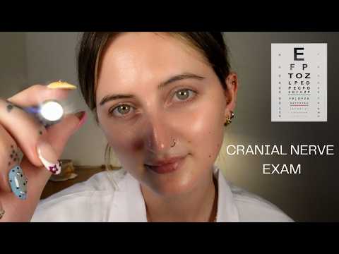 ASMR Cranial Nerve Exam 🧠 | Soft-Spoken Medical Roleplay