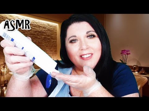 ASMR Neck and Shoulder Massage Spa Roleplay (NO MUSIC) (Gloves, Plastic Apron, Wet Sounds)