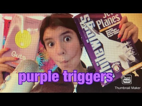 PURPLE TRIGGERS [ASMR]🔮💜☮️