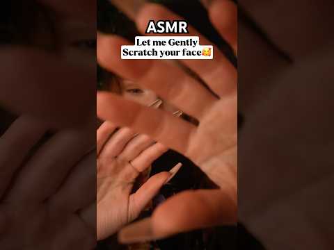 Scratch your face Trigger words ASMR Clicky whisper face tracing 😴