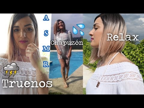 ASMR FLIPANTE | Mimitos , Truenos, Tapping ,Chapuzón en la PISCINA