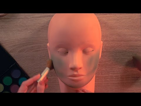 ASMR Applying Makeup - Brush Sounds