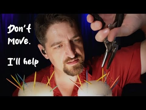 ASMR Careful Plucking Roleplay (High Sensitivity)
