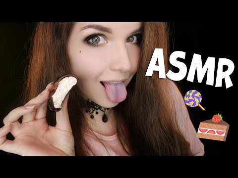 ASMR 🍰 EATING CHOCOLATE MARSHMALLOW 🍡 АСМР ИТИНГ ЗЕФИР [ Mukbang \ Мукбанг] 🧁 (EATING SOUNDS)