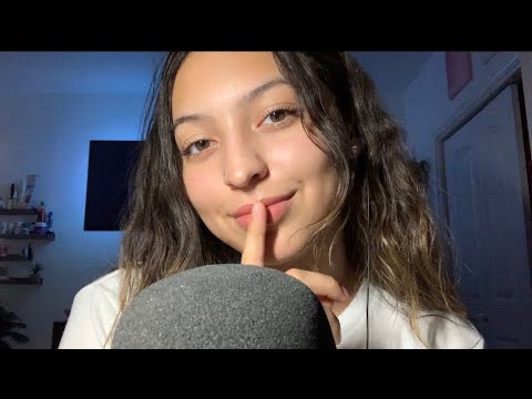 ASMR~ Repeating “Shh” “It’s ok” “Go to sleep” + Hand Movements