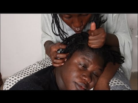 ASMR Fast & Intense Head Scratching, Gum Chewing for sleep 😴 @BarciHairASMR