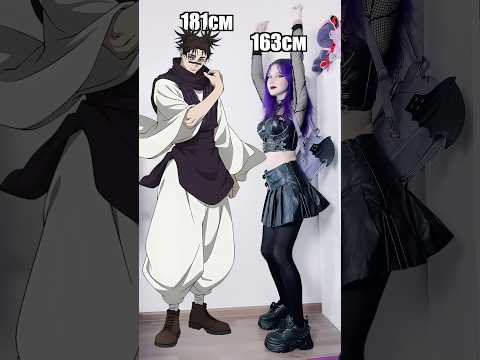 More Jujutsu Kaisen heights! #jujutsukaisen #jjk #mahito #choso #anime #height