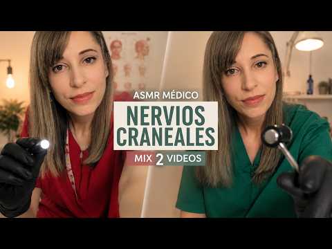 🩺 ASMR Clínica | Doble Examen de Nervios Craneales | RP Médico realista