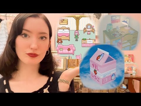 ASMR ~ making a video game ~ the process so far ~ whispers, soft spoken 🫐⭐️
