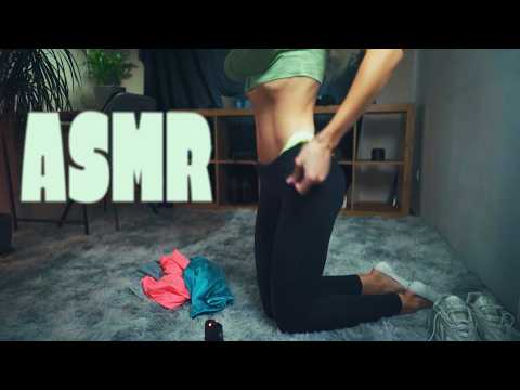 Try on Haul Leggings Asmr | satisfying fabric and texture sounds