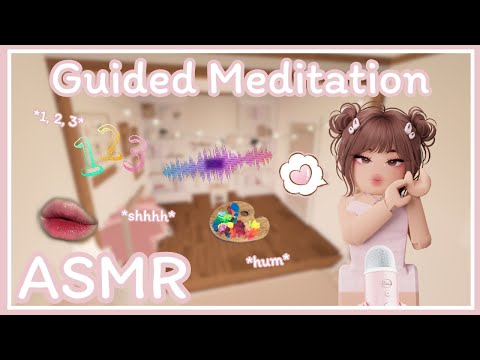 ꒰ Roblox ASMR 🎀 ꒱ Can’t Sleep? Let Me Help You! ♡ A Guided Mediation + Theta Waves 😴💭 𝜗𝜚 ˎˊ˗