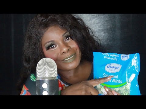 Spearmint Starlight Mints ASMR Eating Sounds