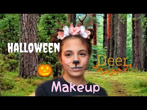 HALLOWEEN MAKEUP- DEER 🦌