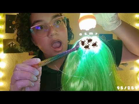 ASMR REMOVENDO SEUS PIOLHOS 🐛😱