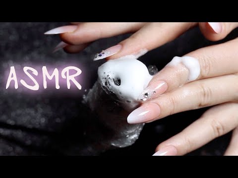 ASMR Extra Tingly Foam-Sounds on Microphone! (no talking)