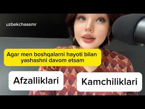 ASMR formatda psihologik mavzu. Agar boshqalarga yo’q deya olmasangiz