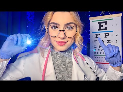 ASMR VITE Examen de la VUE Verre 1 OU 2 Médecin Roleplay pour la Détente, Examen RP Médical Yeux