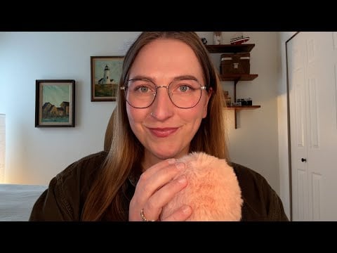 ASMR Life Update Whisper Ramble ☺️ With Fluffy Mic Sounds 🩷