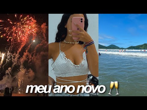 ASMR VLOG - MEU ANO NOVO NA PRAIA 🥂